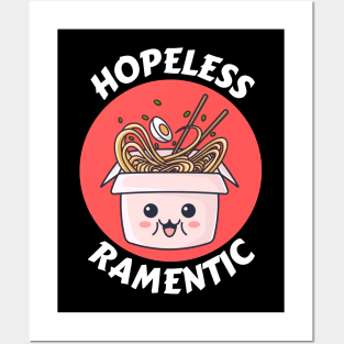 Hopeless Ramentic | Ramen Pun Posters and Art